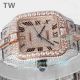TW Factory Replica Swiss Automatic Movement Cartier Santos Men 40MM Rose Gold Diamond Watch (6)_th.jpg